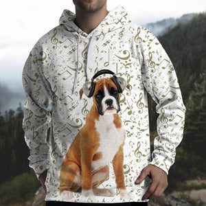 Great Music With Boxer Unisex Hoodie