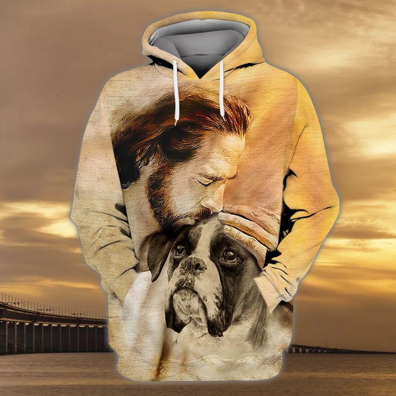 Boxer With God Unisex Hoodie