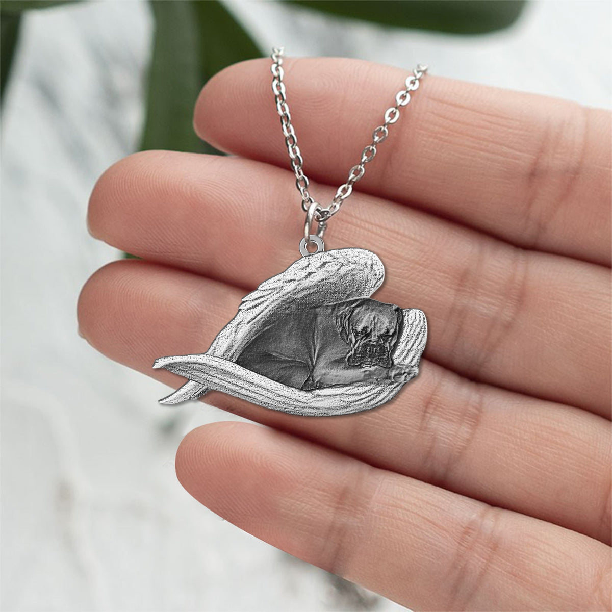 Boxer 02Sleeping Angel Necklace