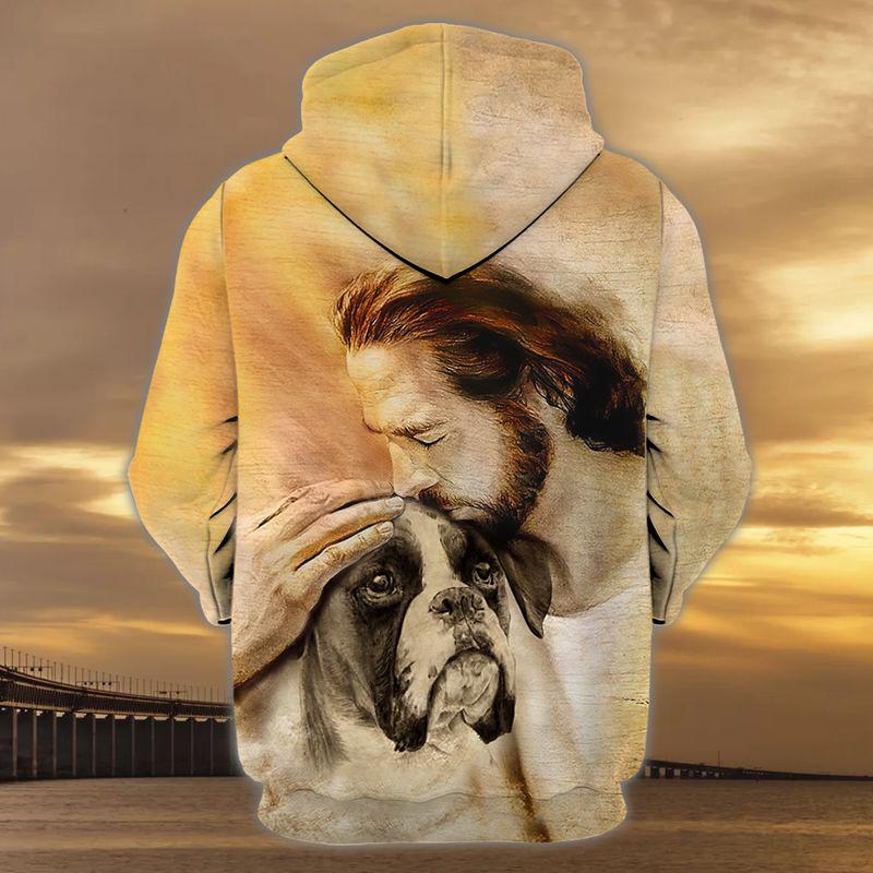 Boxer With God Unisex Hoodie