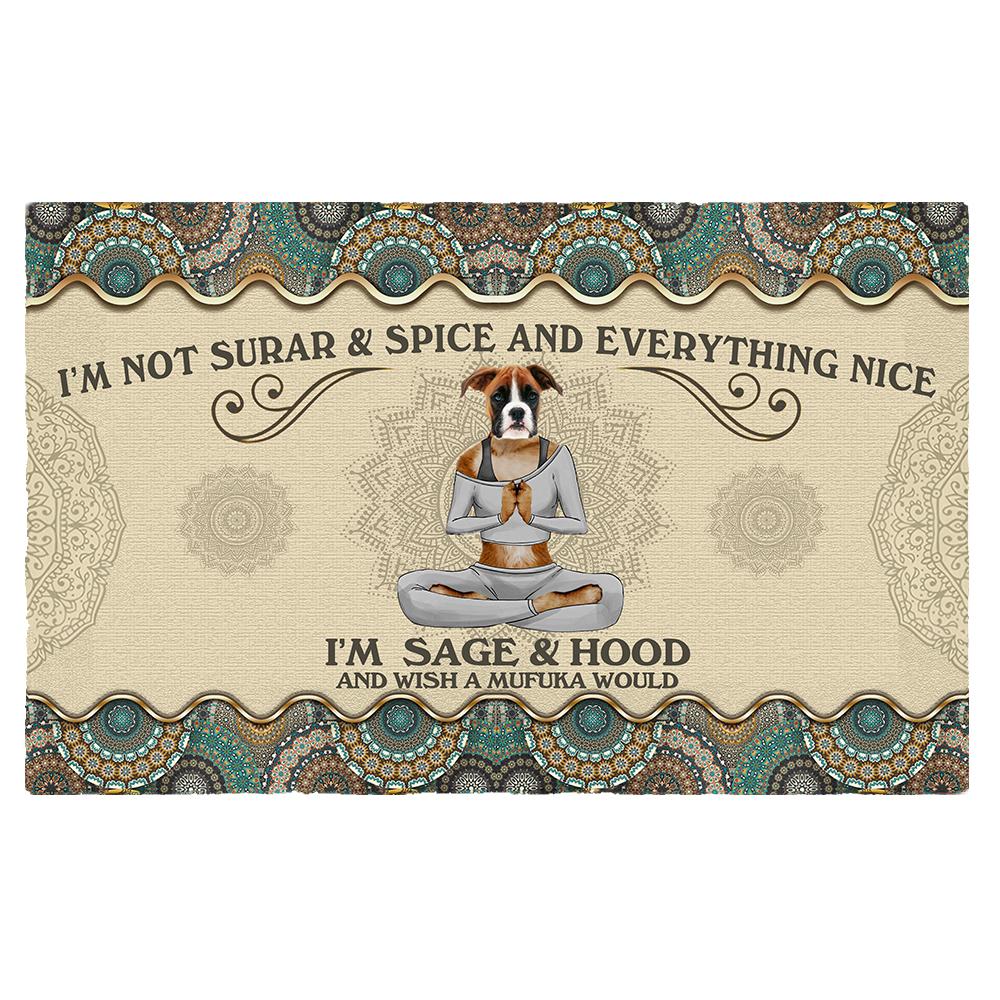 Wish A Mufuka Would-Boxer Doormat