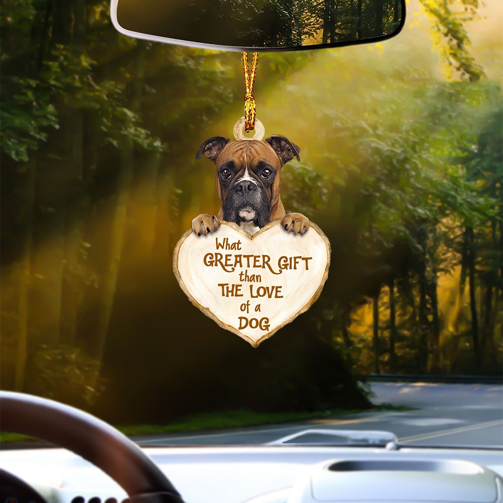 Boxer Greater Gift Car Hanging Ornament
