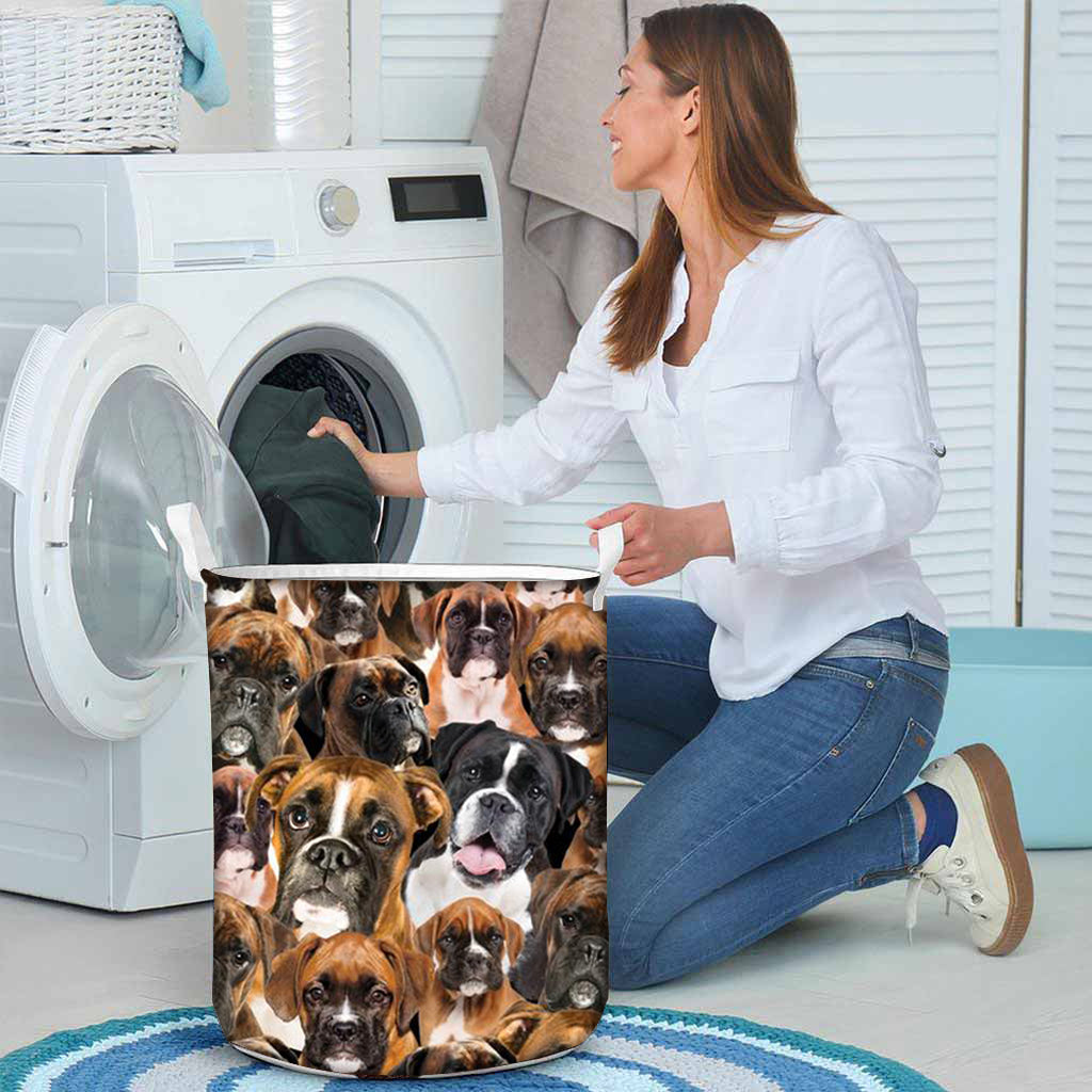 A Bunch Of Boxers Laundry Basket