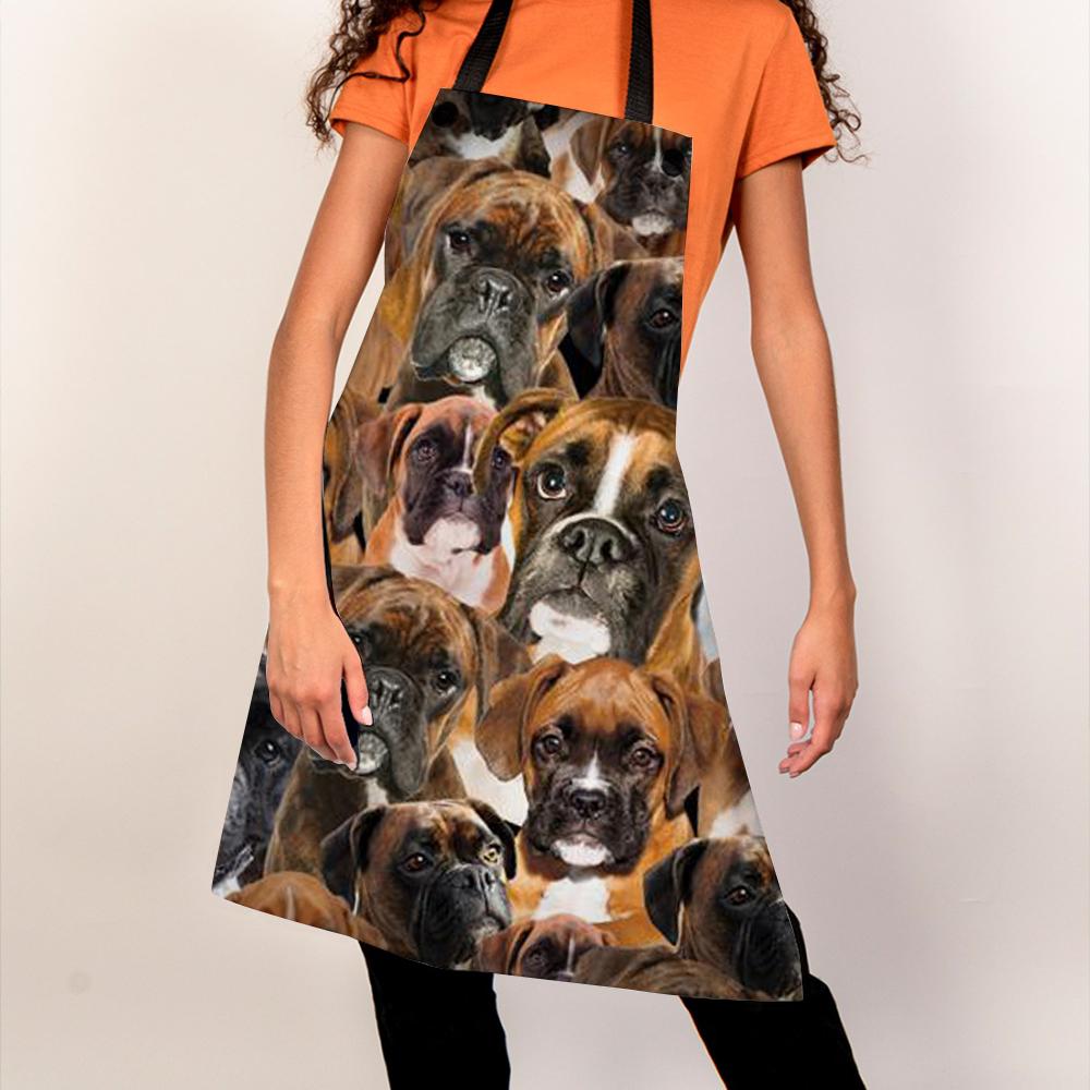 A Bunch Of Boxers Apron/Great Gift Idea For Christmas