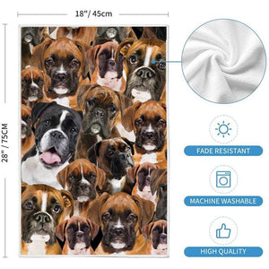 A Bunch Of Boxers Kitchen Towel