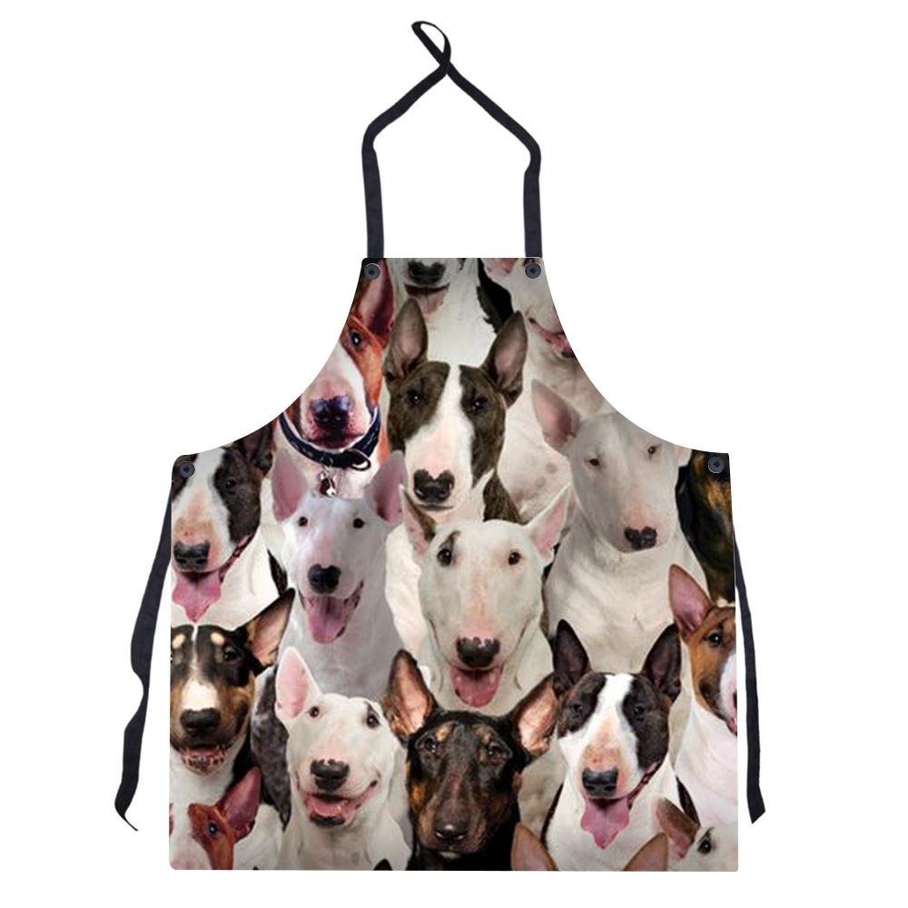 A Bunch Of Bull Terriers Apron/Great Gift Idea For Christmas