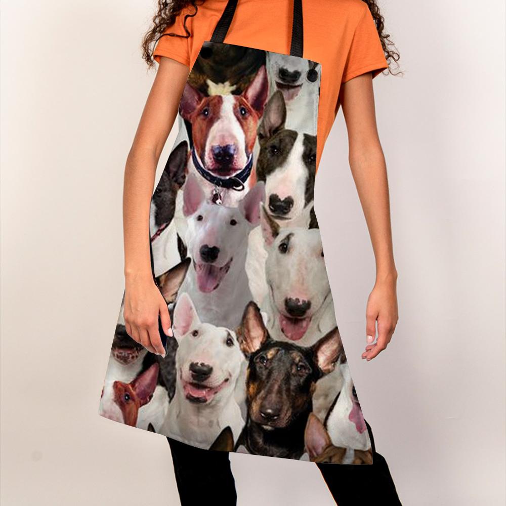 A Bunch Of Bull Terriers Apron/Great Gift Idea For Christmas