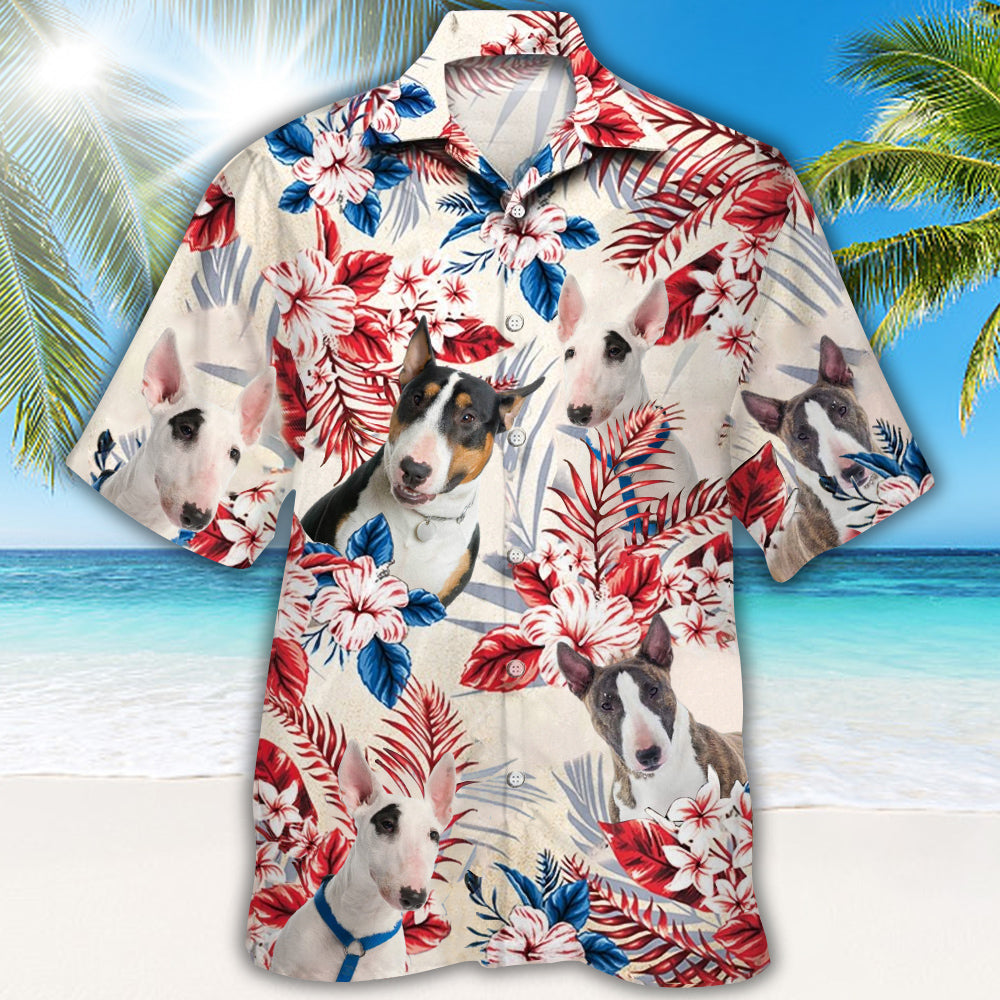 Bull Terrier Hawaiian Shirt