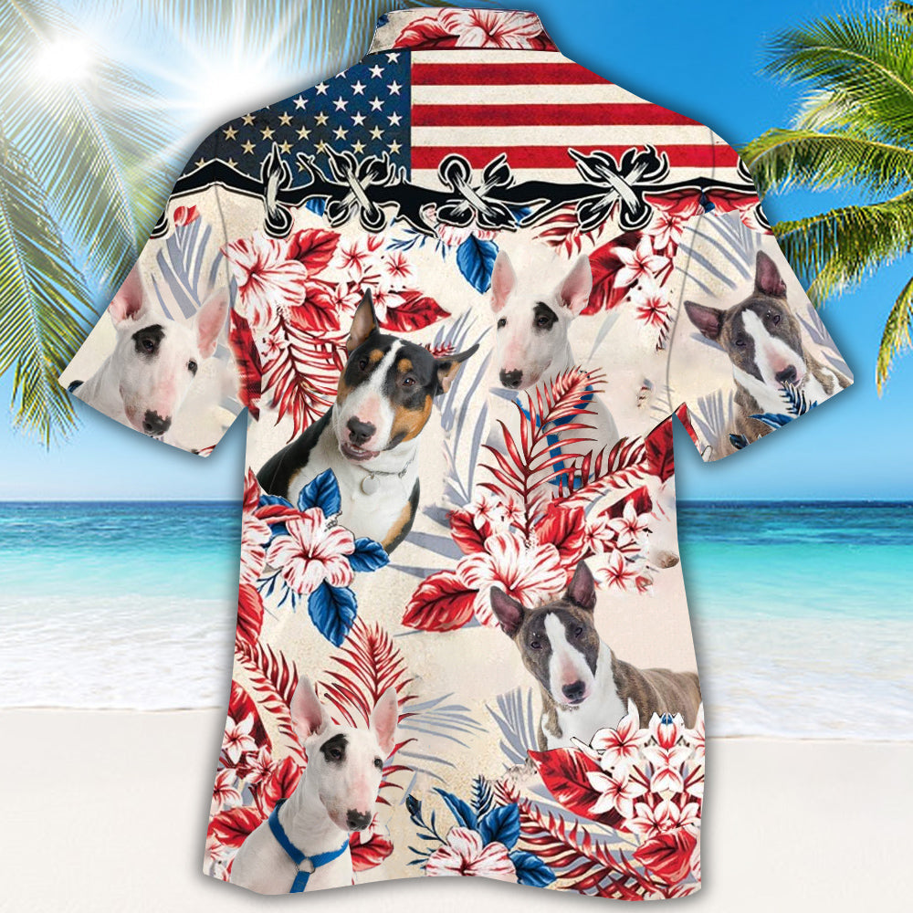 Bull Terrier Hawaiian Shirt