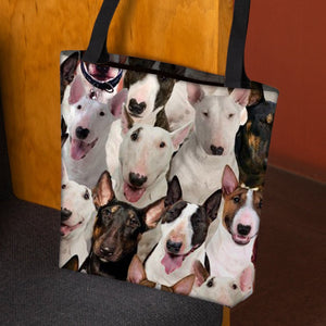 A Bunch Of Bull Terriers Tote Bag
