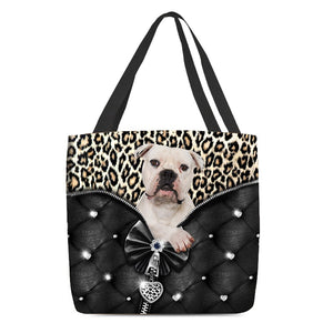 2022 New Release Bulldog All Over Printed Tote Bag