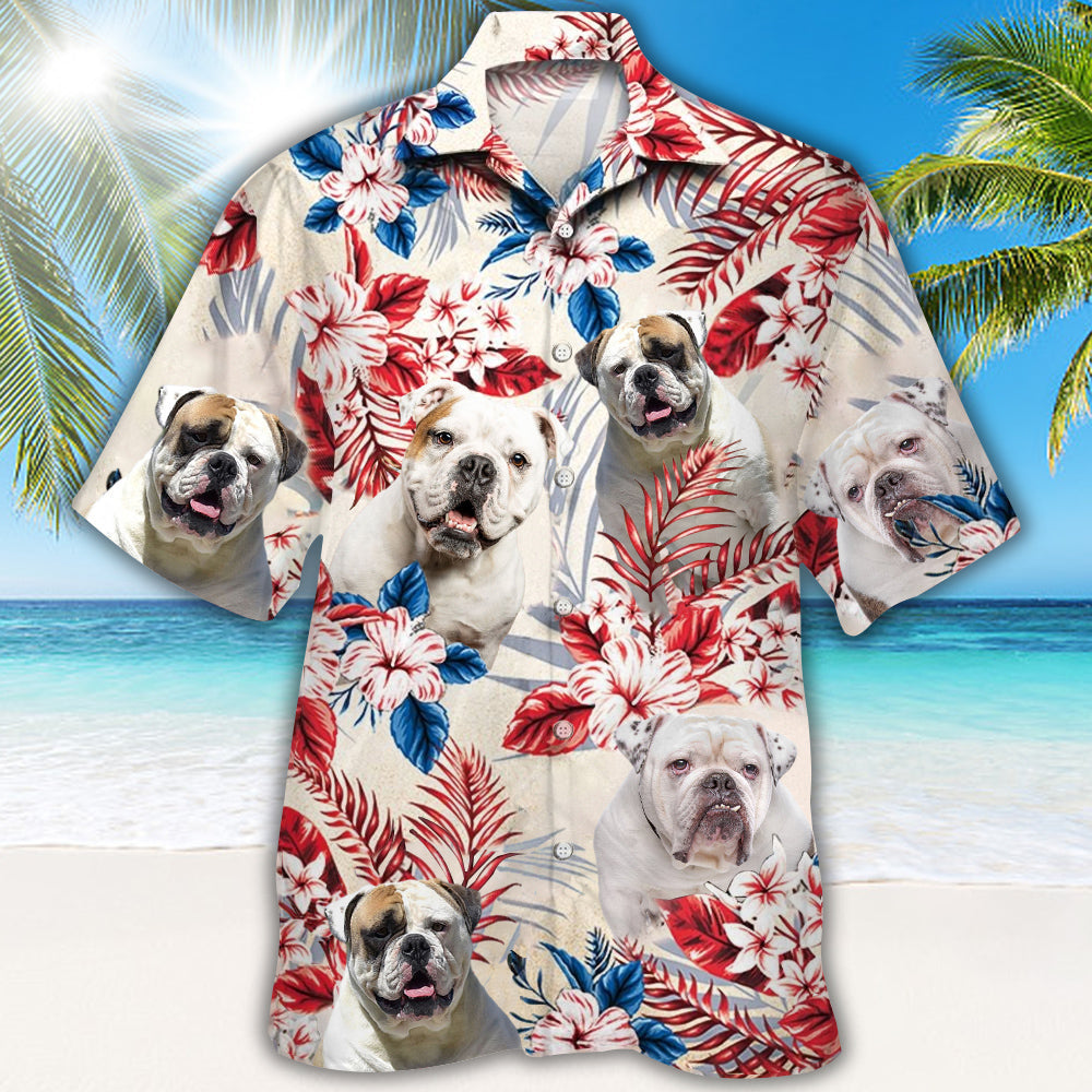 Bulldog Hawaiian Shirt