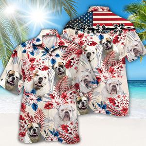 Bulldog Hawaiian Shirt