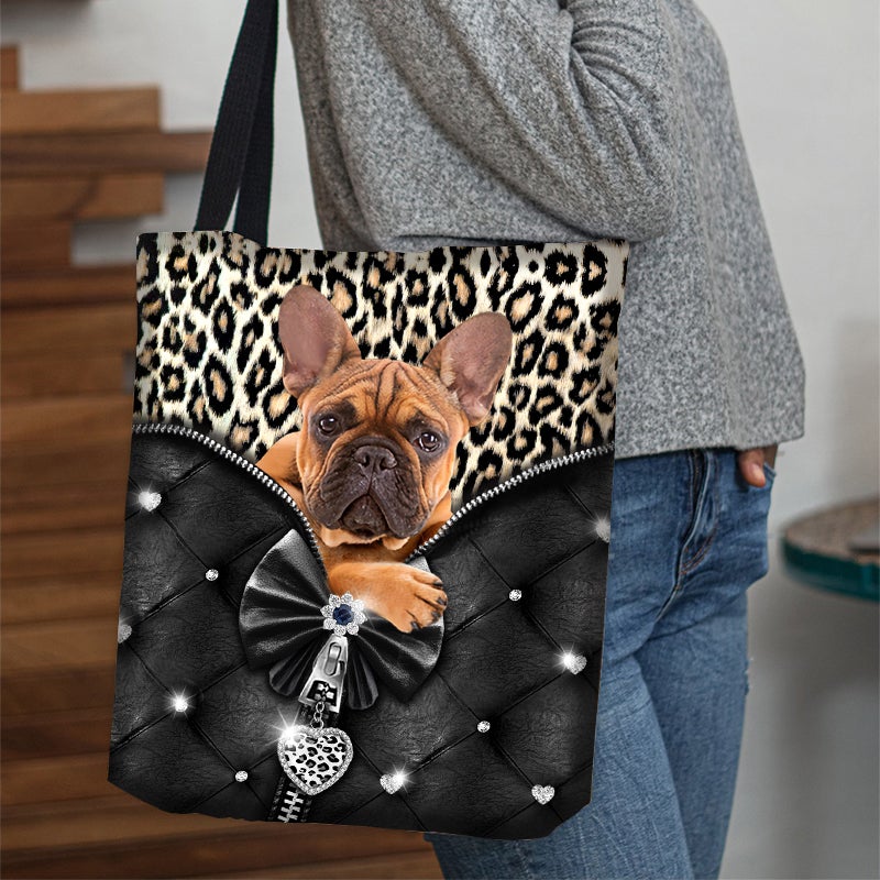 2022 New Release Bulldog 2 All Over Printed Tote Bag