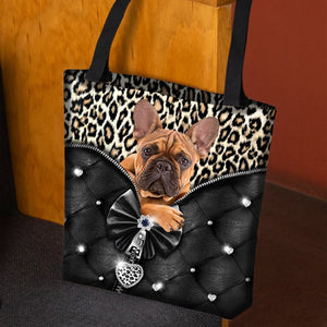 2022 New Release Bulldog 2 All Over Printed Tote Bag