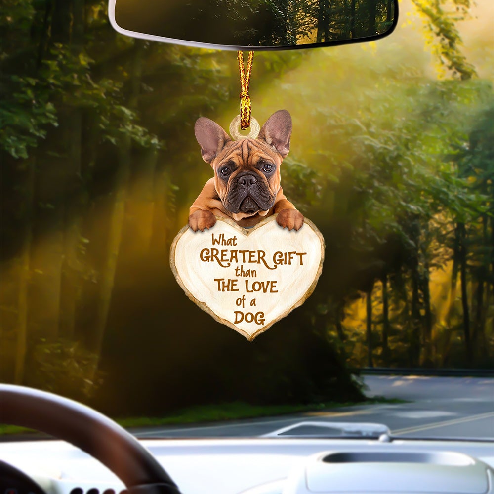 Bulldog 2 Greater Gift Car Hanging Ornament