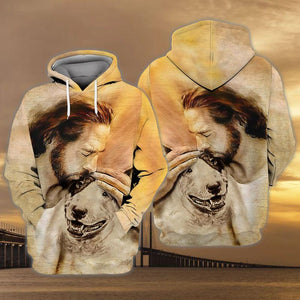 Bull Terrier With God Unisex Hoodie