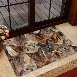 A Bunch Of Burmese Cats Doormat