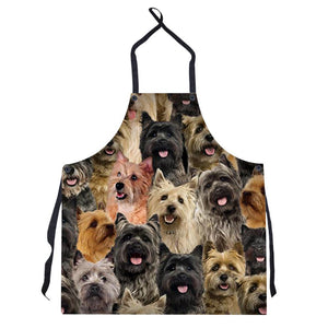 A Bunch Of Cairn Terriers Apron/Great Gift Idea For Christmas