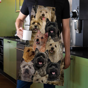 A Bunch Of Cairn Terriers Apron/Great Gift Idea For Christmas