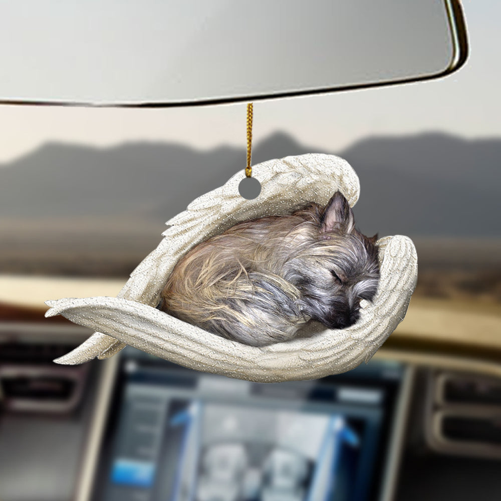 Cairn Terrier Sleeping Angel Ornament Sleeping Angel Car Hanging Ornament