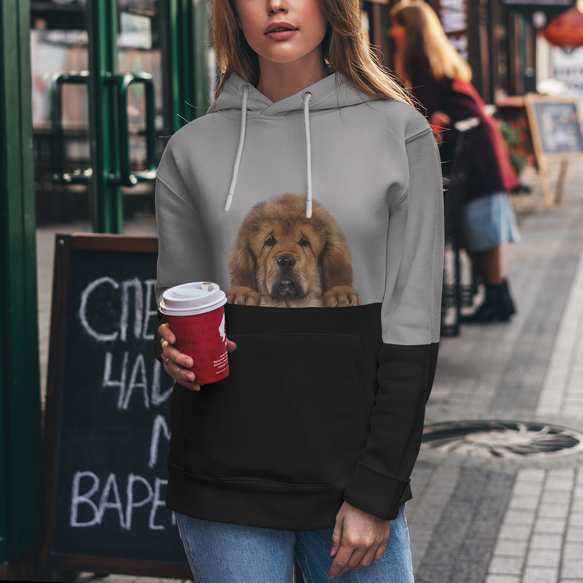 Can You See Me - Tibetan Mastiff  Hoodie V1