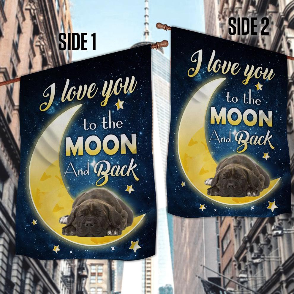 Cane Corso I Love You To The Moon And Back Garden Flag