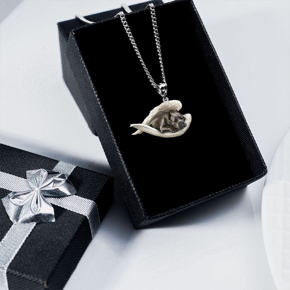 Cane corso Sleeping Angel Stainless Steel Necklace