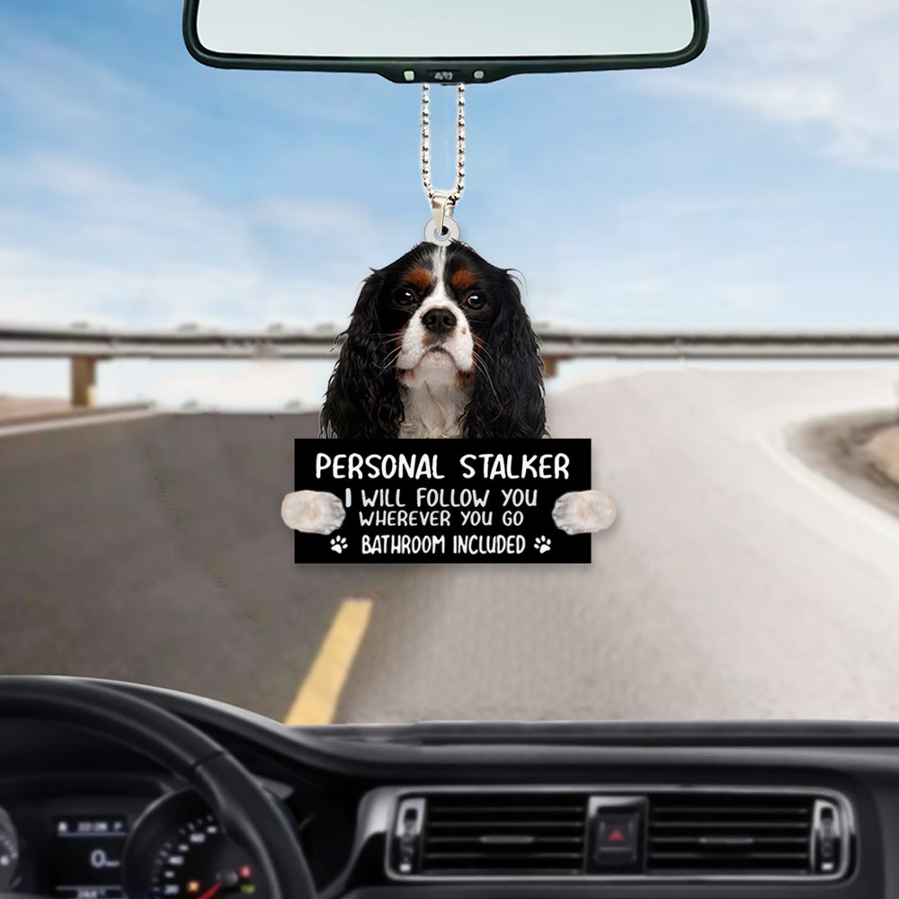 Cavalier King Charles Spaniel02 Personal Stalker Car Hanging Ornament