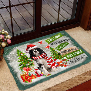 This Home Is Filled With Kisses/Cavalier King Charles Spaniel Doormat