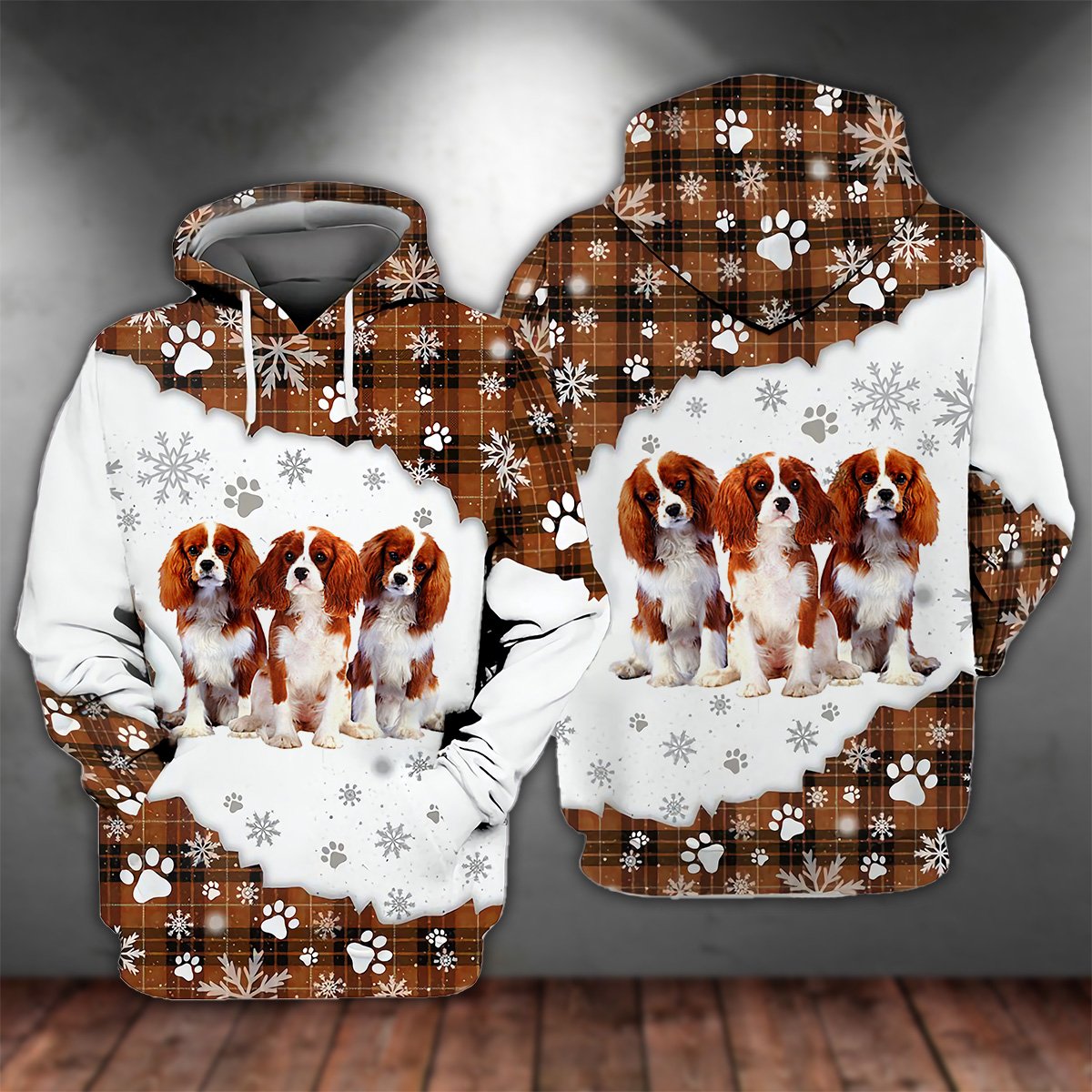 Cavalier King Charles Spaniel Happy Holiday Unisex Hoodie