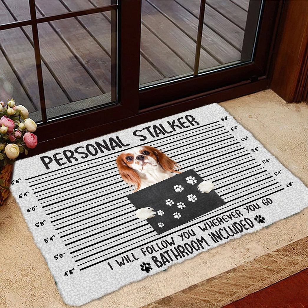 Cavalier King Charles Spaniel Personal Stalker Doormat