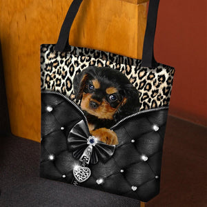 2022 New Release Cavalier King Charles Spaniel 2 All Over Printed Tote Bag