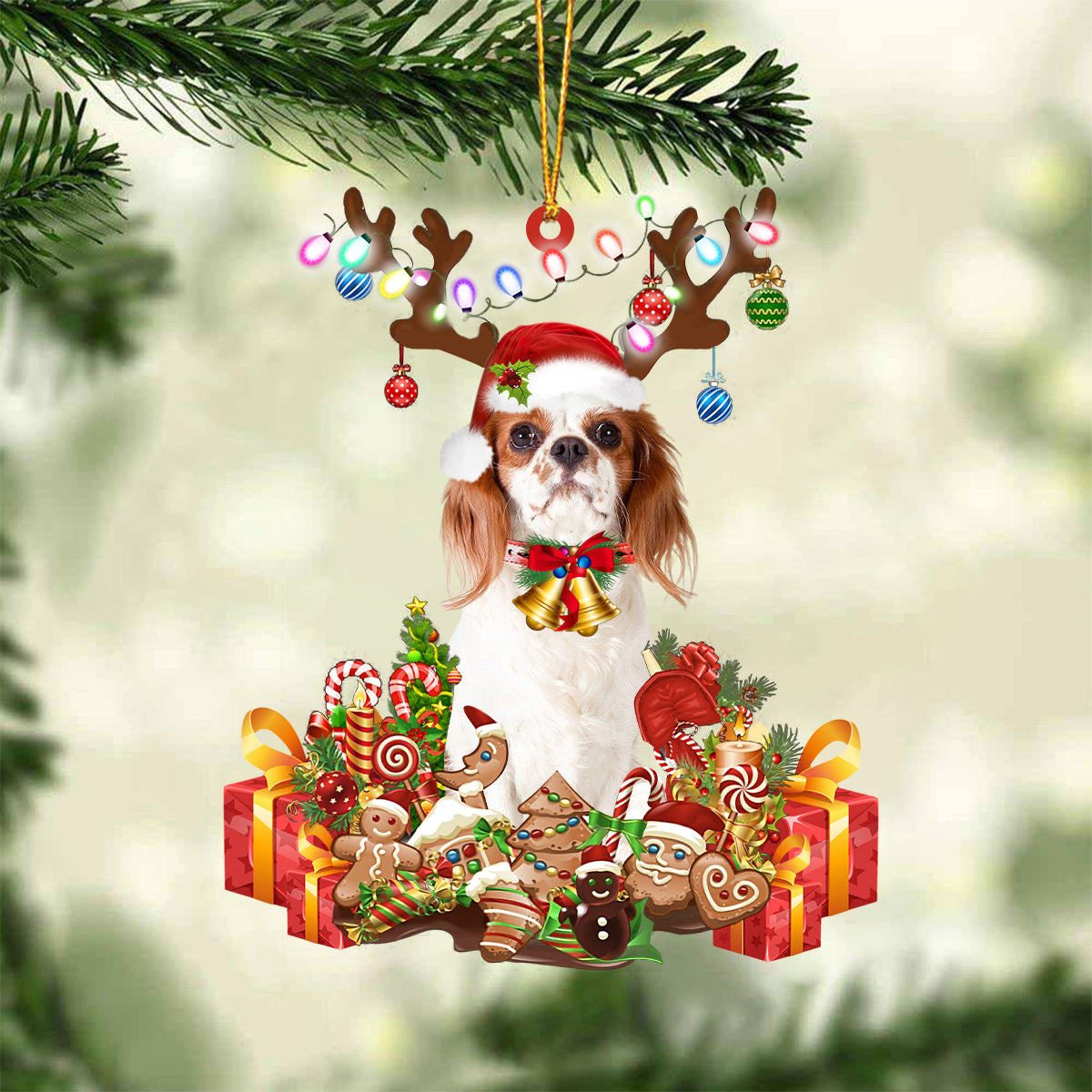 Cavalier King Charles Spaniel2 -2022 New Release Christmas Ornament