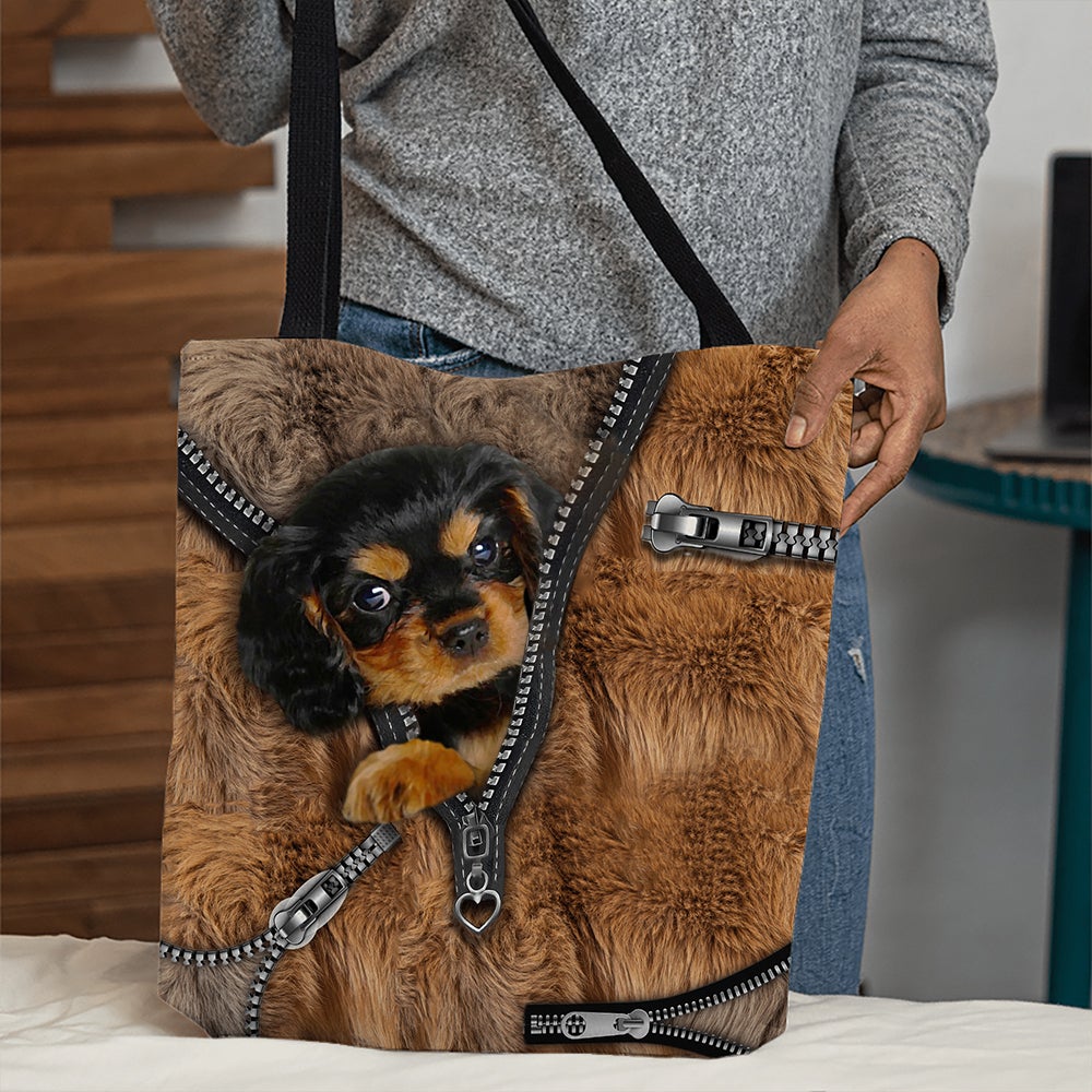 Cavalier King Charles Spaniel 2 All Over Printed Tote Bag