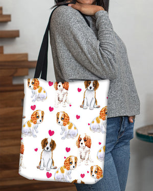 Cute Cavalier King Charles Spaniel Tote Bag
