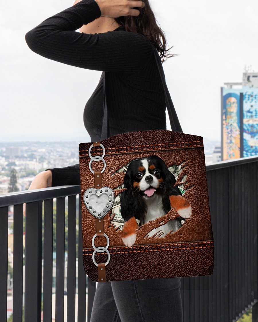 Cavalier King Charles Spaniel Stylish Cloth Tote Bag