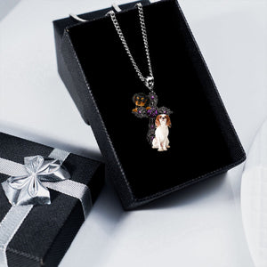 Cavalier King Charles Spaniel Pray For God Stainless Steel Necklace