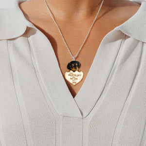 Cavalier King Charles Spaniel -What Greater Gift Than The Love Of Dog Stainless Steel Necklace