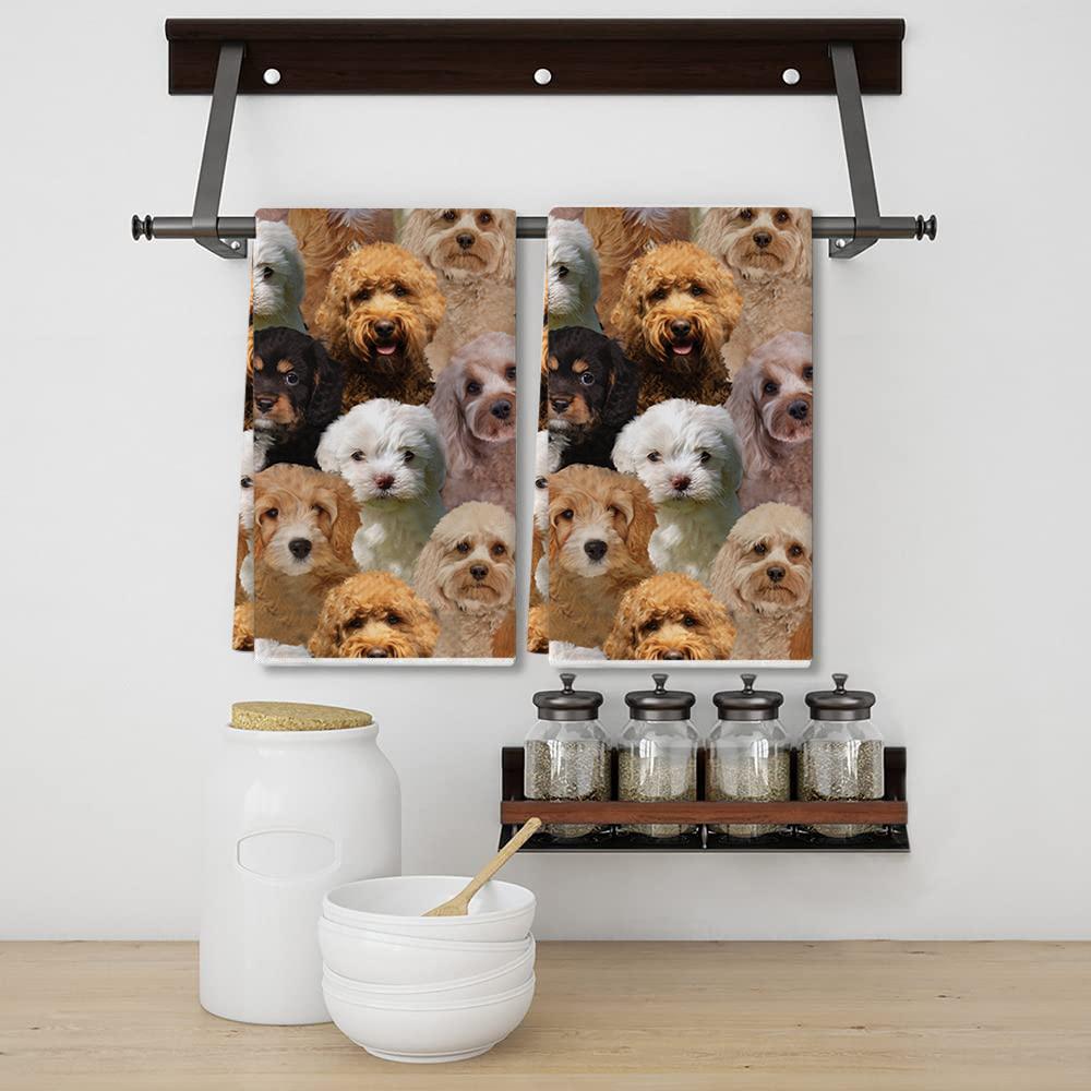 A Bunch Of Cavapoos Kitchen Towel
