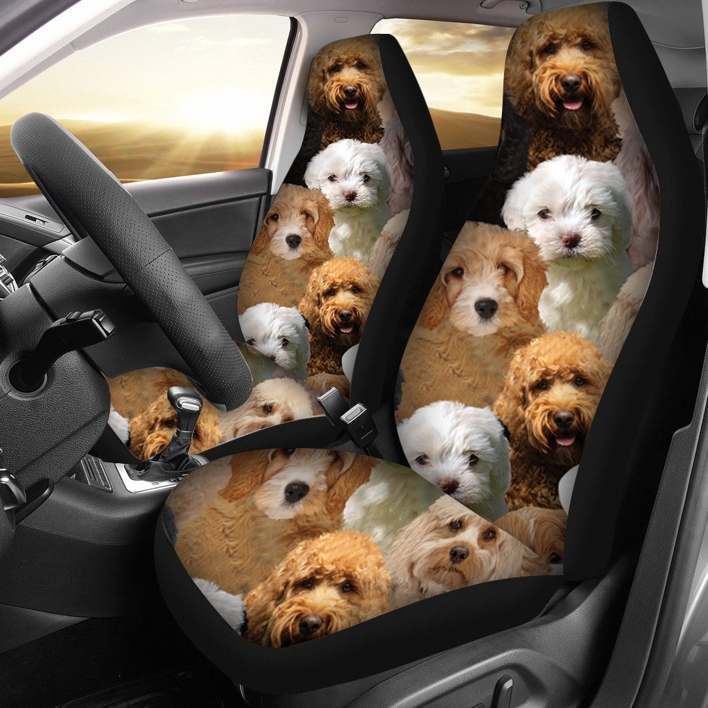 A Bunch Of Cavapoos Car Seat Cover
