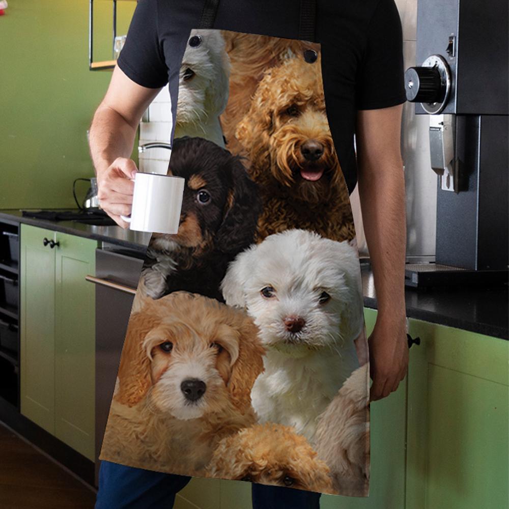 A Bunch Of Cavapoos Apron/Great Gift Idea For Christmas