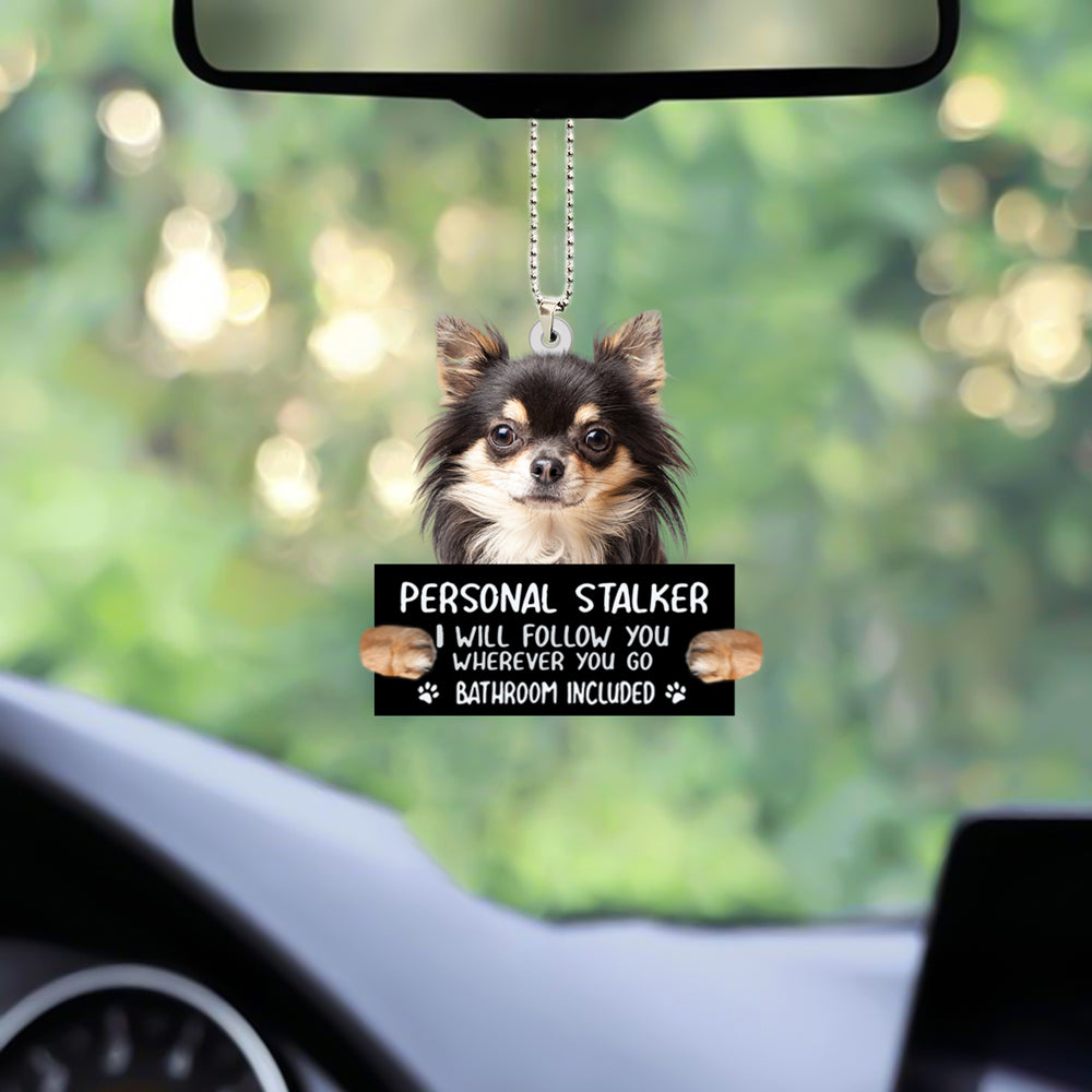 Chihuahua07 Personal Stalker Car Hanging Ornament