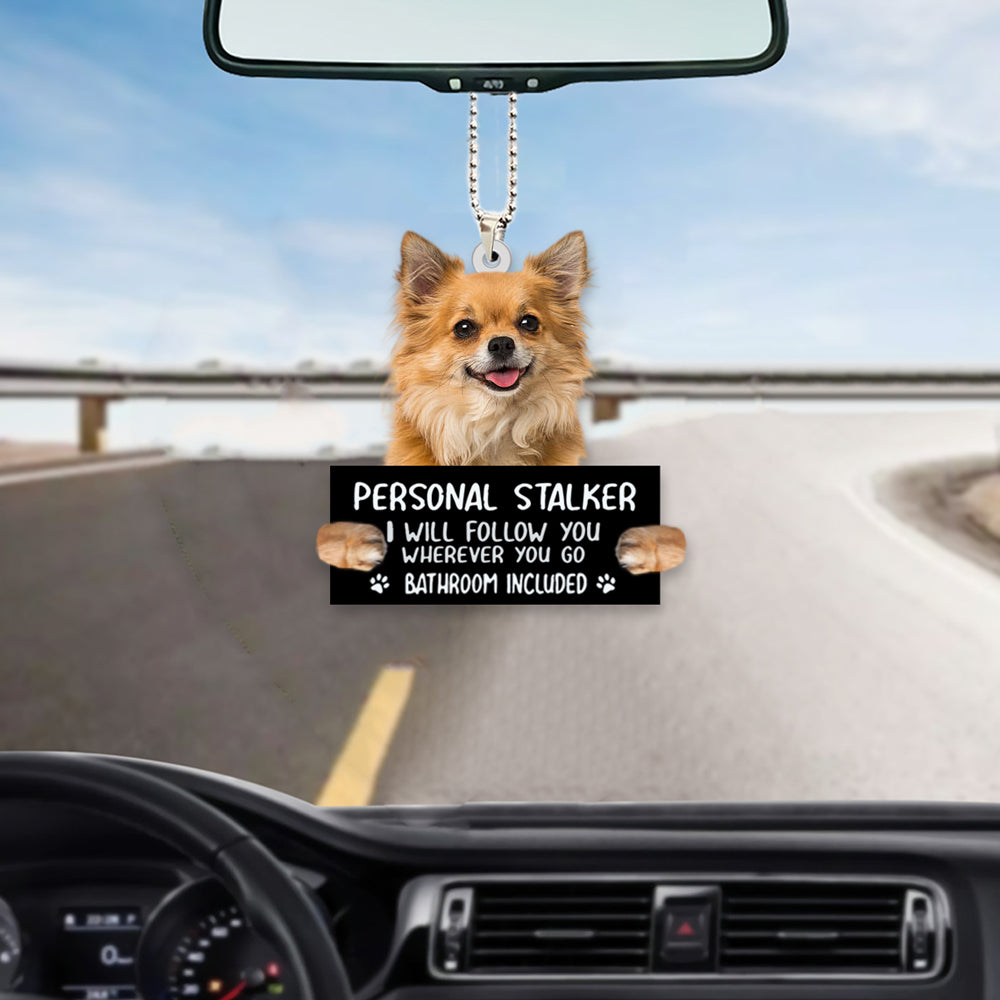 Chihuahua08 Personal Stalker Car Hanging Ornament