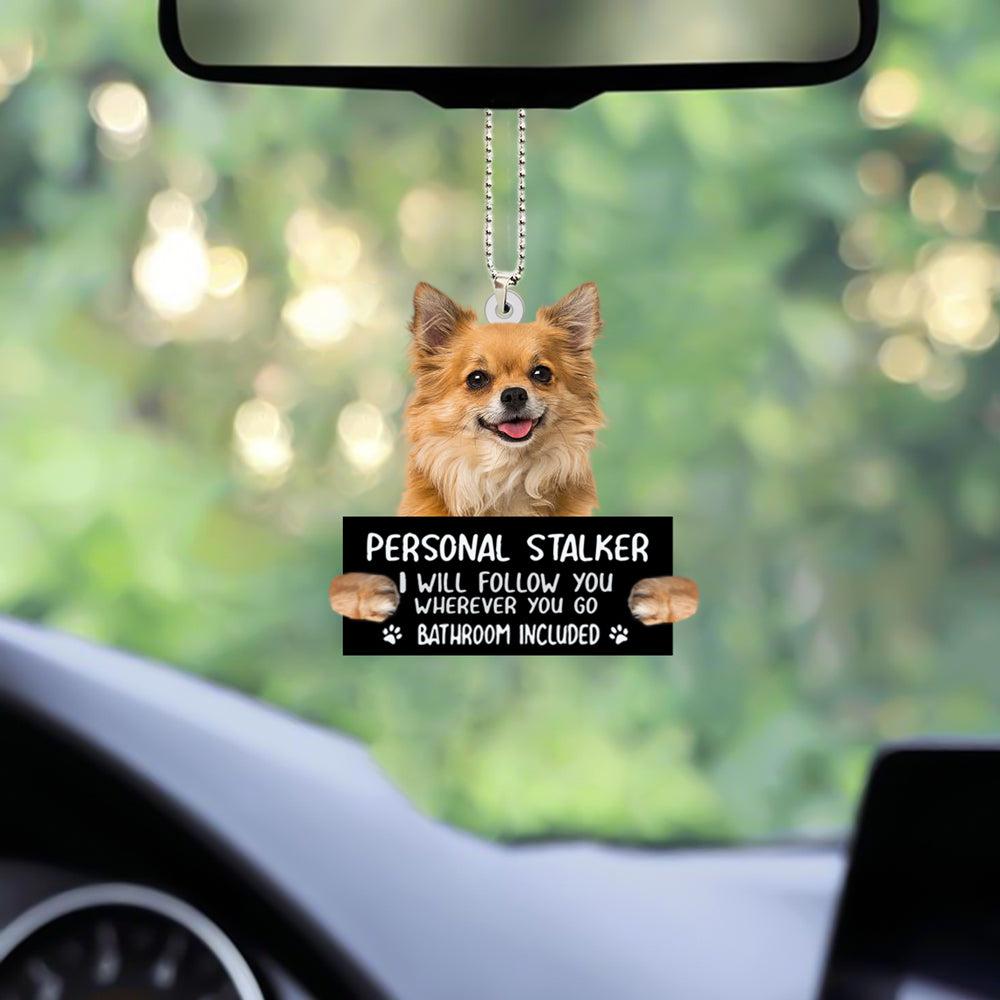Chihuahua08 Personal Stalker Car Hanging Ornament