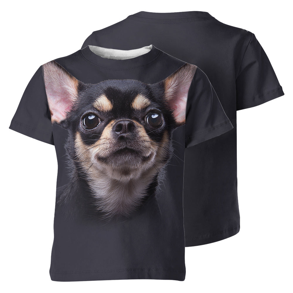 Chihuahua Look 3D Graphic Unisex T-shirt