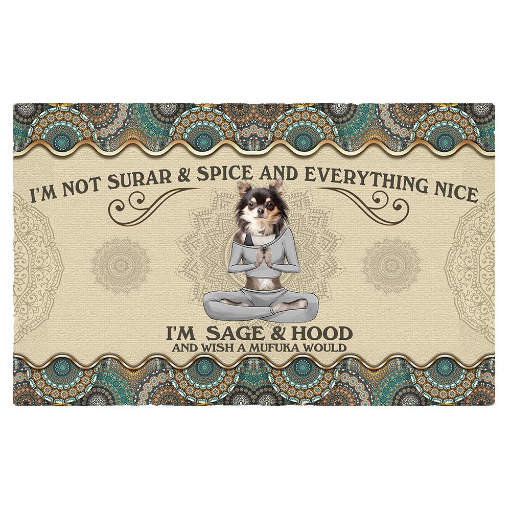 Wish A Mufuka Would-Chihuahua Doormat