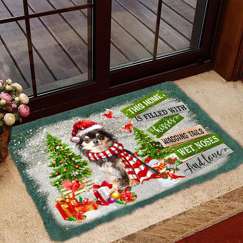 This Home Is Filled With Kisses/Chihuahua Doormat