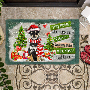 This Home Is Filled With Kisses/Chihuahua Doormat