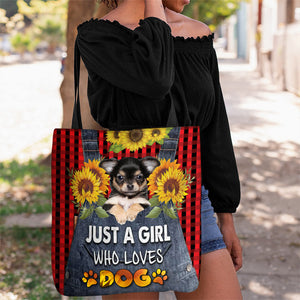 Chihuahua -Just A Girl Who Loves Dog Tote Bag